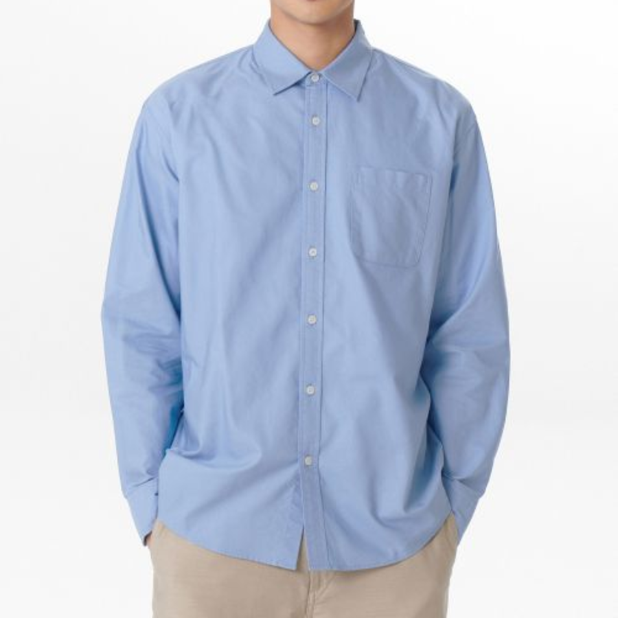 Relax Fit Oxford Shirt [Socks Blue]
