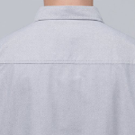 Oversized Oxford Shirt [Gray]