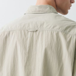 City Leisure CN Oversized Short Sleeve Shirt [Grayish Beige]