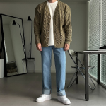Motion 2-Color Roll-Up Denim Pants