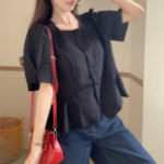 Swan – блузка Square Short Sleeve Blouse