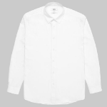 Relaxed Fit Silky Shirt [White]