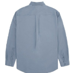 Relaxed Fit Silky Shirt [Greyish Blue]