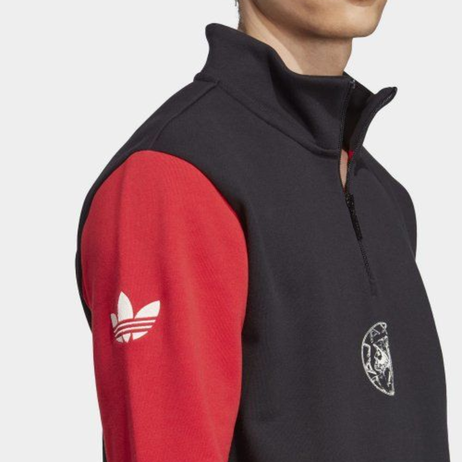 Ajax Quarter-Zip Top [Black]