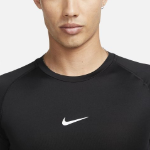 Pro Dri-FIT Tight Long Sleeve Fitness Top M [Black/White]