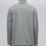 Ponte Turtle Neck Long Sleeve T-Shirt [Grey]