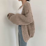 HUEY Hacci Wholegarment Balloon Dolman Bolero