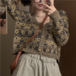 Koire Flower Crop Cardigan