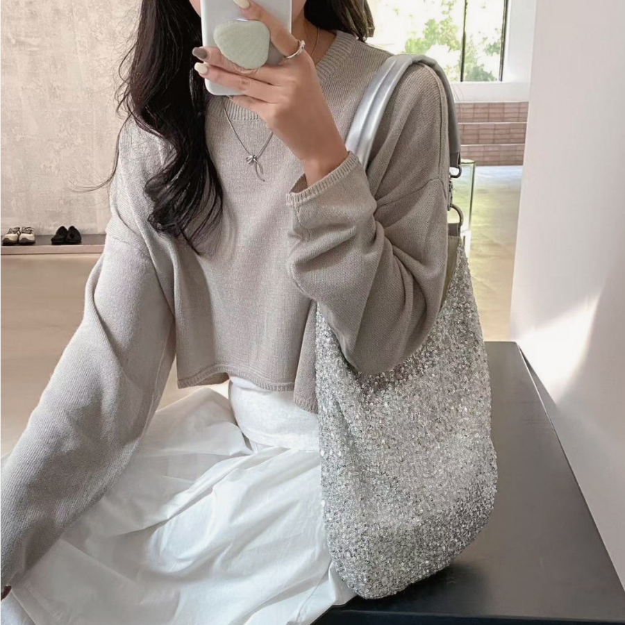 Silver Mesh Tote Bag — блеск и стиль для ярких образов