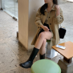 Tomi Loose Fit Half Trench Coat