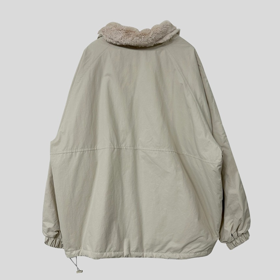 Oversized High Neck Quilted Coat