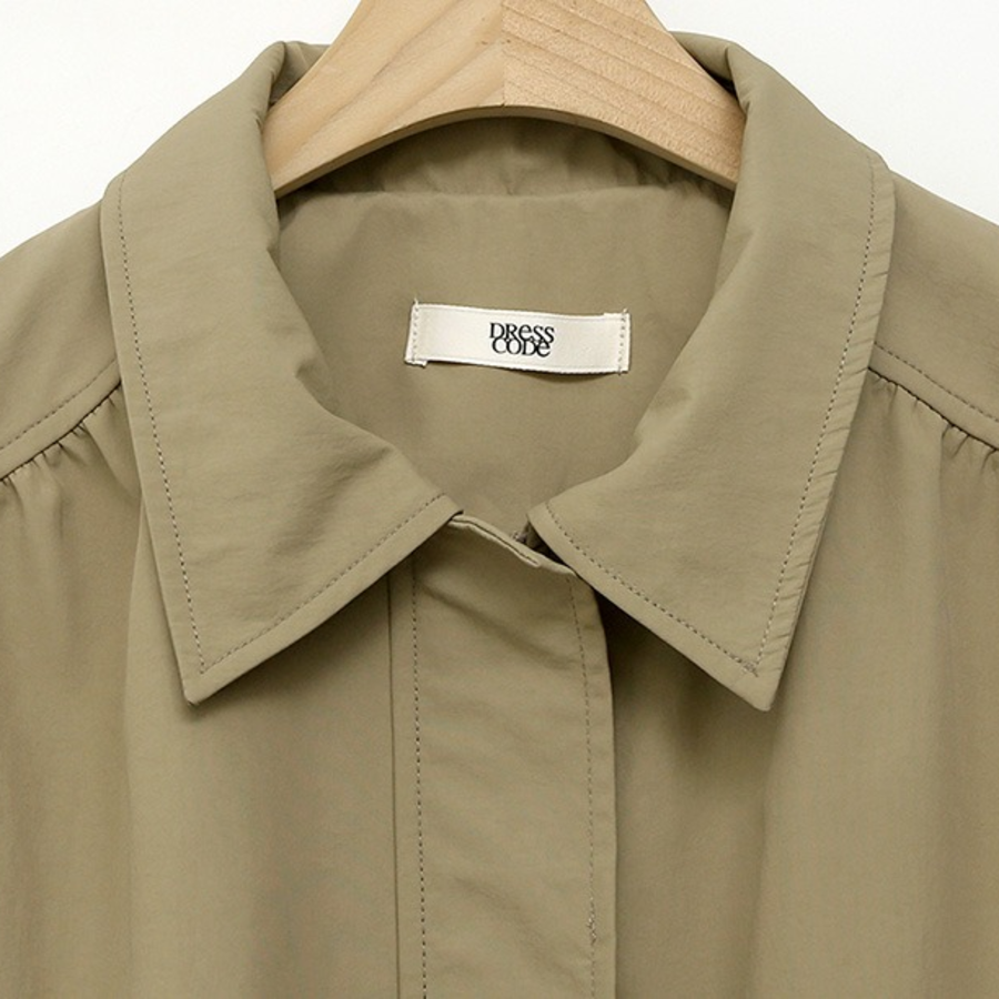 Nylon Zip-Up Work Jacket