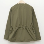 No-Collar Cotton Short Jacket