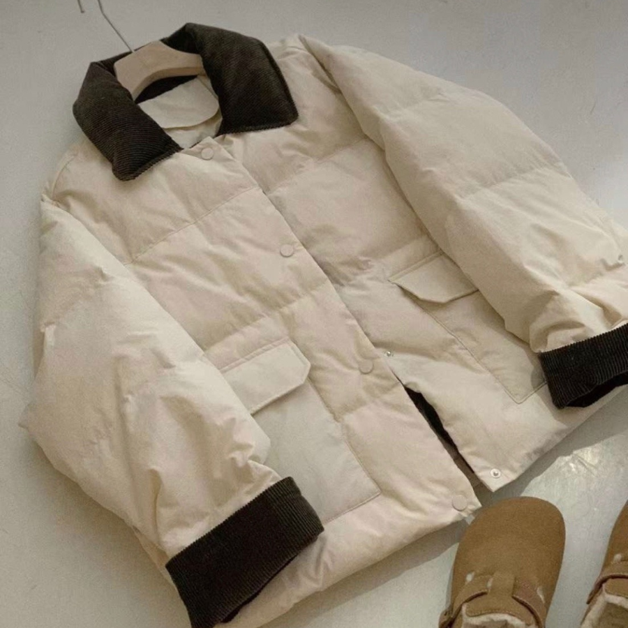 Corduroy Padded Short Jacket