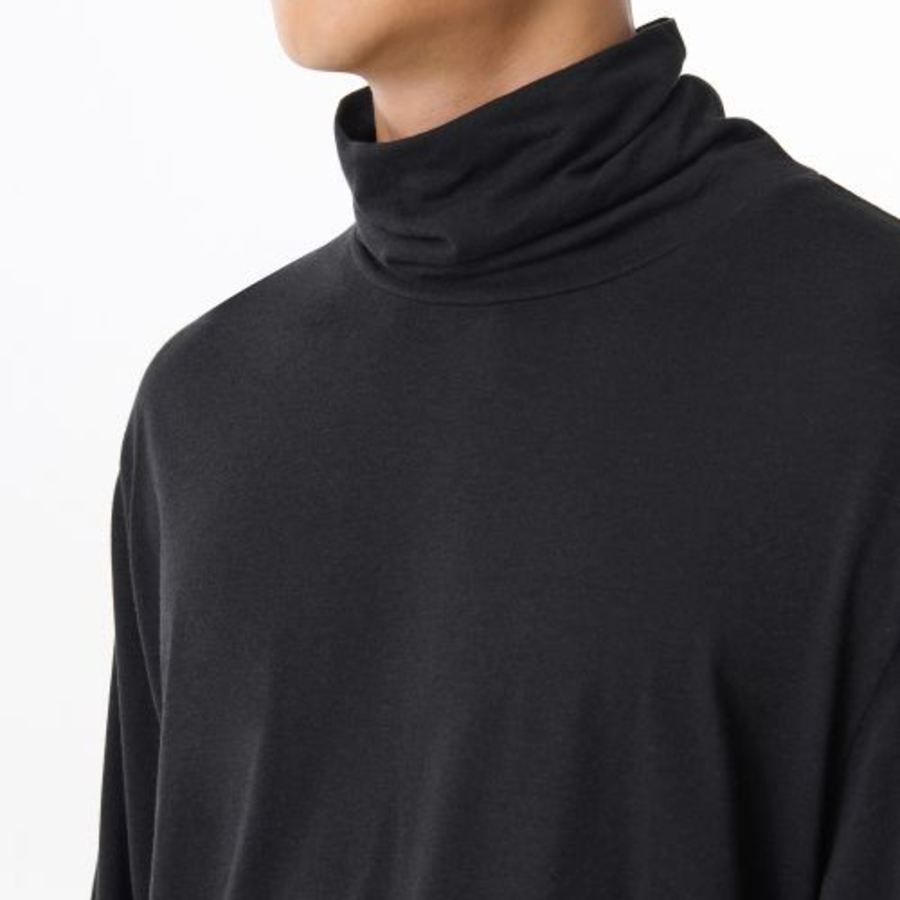 CR Turtle Neck Long Sleeve T-Shirt [Black]