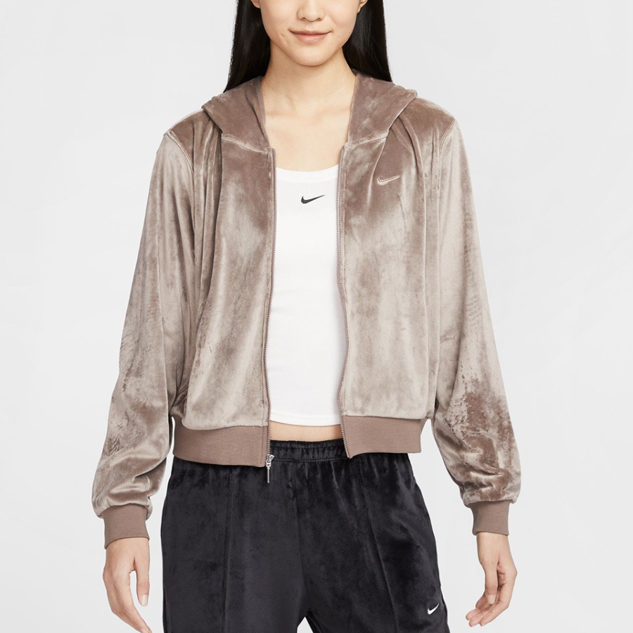 Nike Sportswear Women’s Chill Velour Full-Zip Hoodie
