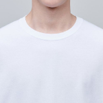 Cooltandard Oversized Crew Neck Short Sleeve T-shirt [White]