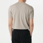 Muscle Fit Crew Neck Modal T-shirt [Mushroom]
