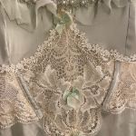Rococo Silky Yellow Green Princess Slip Dress