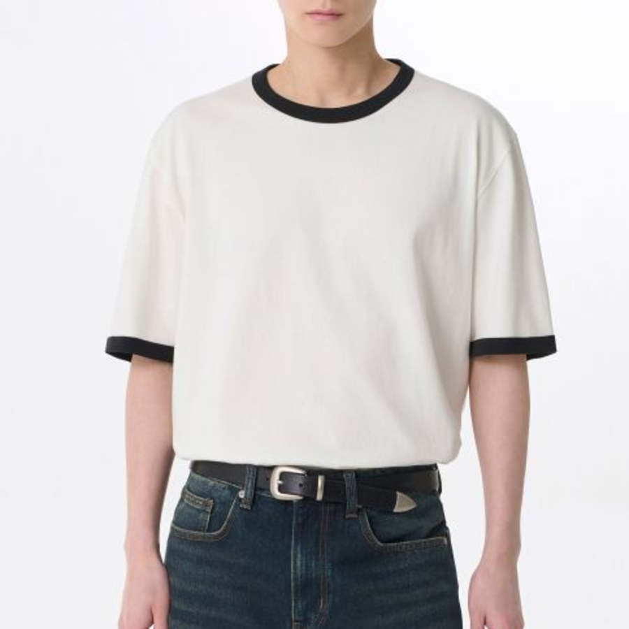 Relaxed Ringer T-shirt [Cream]