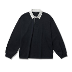 Oversized Rugby Shirt [Black]