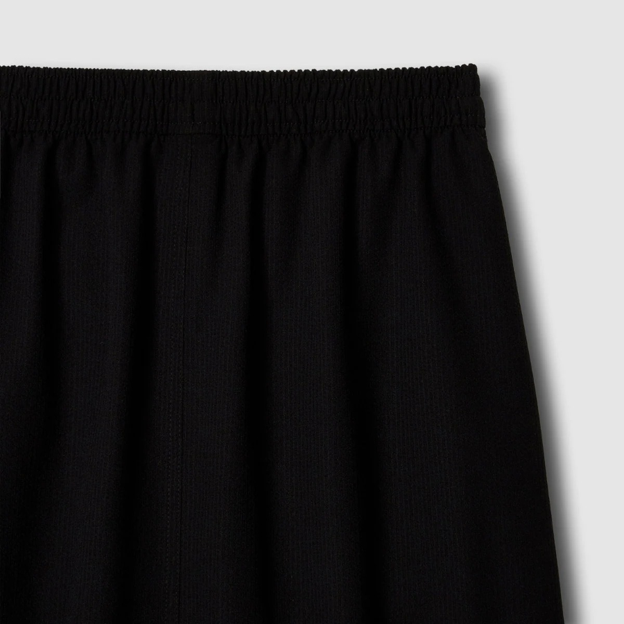 JAJU Seersucker Midi Skirt (Black)  — лёгкость и комфорт в каждой складке