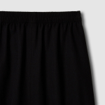 JAJU Seersucker Midi Skirt (Black)  — лёгкость и комфорт в каждой складке