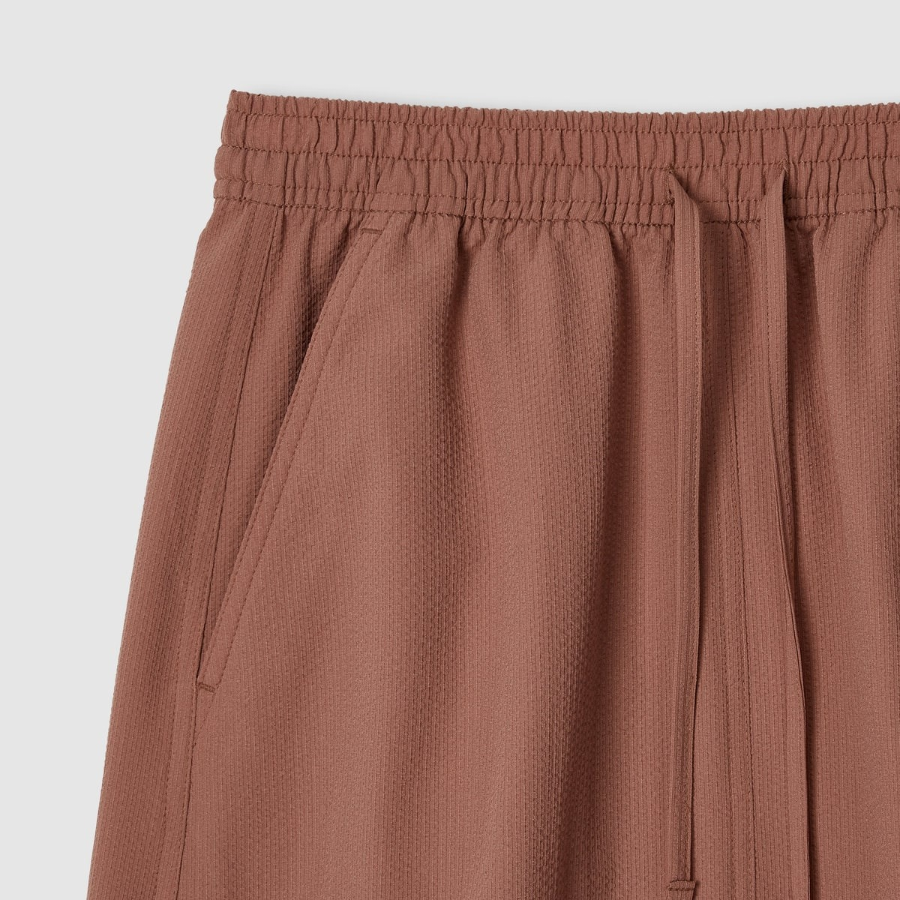JAJU Seersucker Midi Skirt (Brick) — свежесть и стиль для тёплых дней