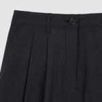 JAJU Full Seersucker Skirt (Black) — элегантность и комфорт в классическом черном