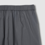 JAJU Seersucker Balloon Skirt (Charcoal) — объёмный силуэт и комфорт в каждый день