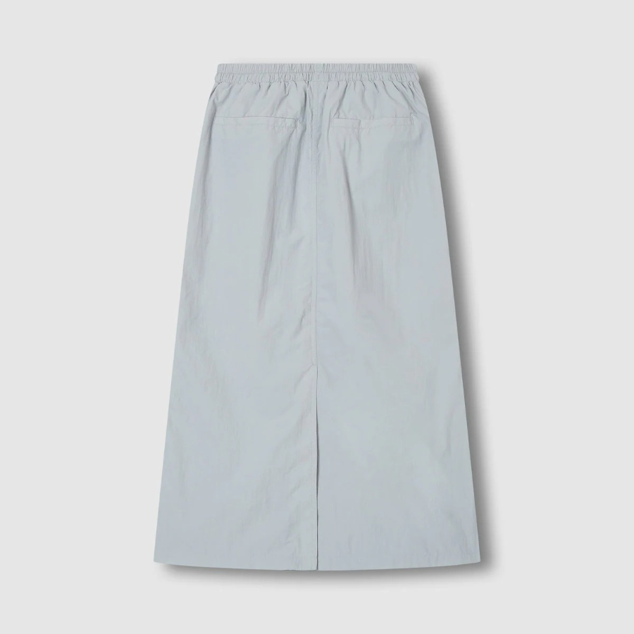 JAJU Seersucker H-line Skirt (Sky Blue) — свежесть цвета и чистота линий