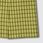 JAJU Check Skirt (Dark Yellow) — яркий акцент с классическим узором