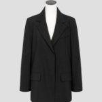 KUHO [Archi Blazer] Linen Stretch Tailored Jacket - Black
