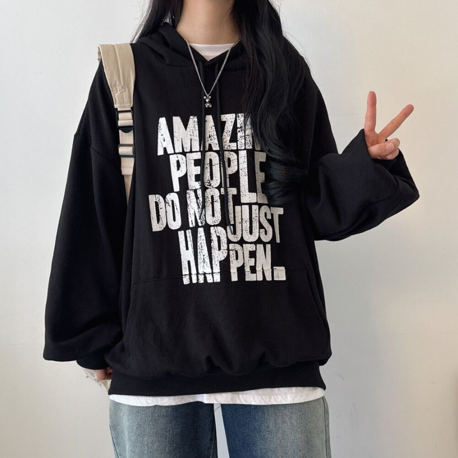 Amazing – худи Amazing Lettering Oversized Hoodie