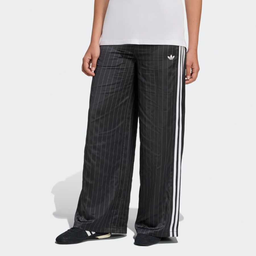 Adidas Pinstripe Satin Pants