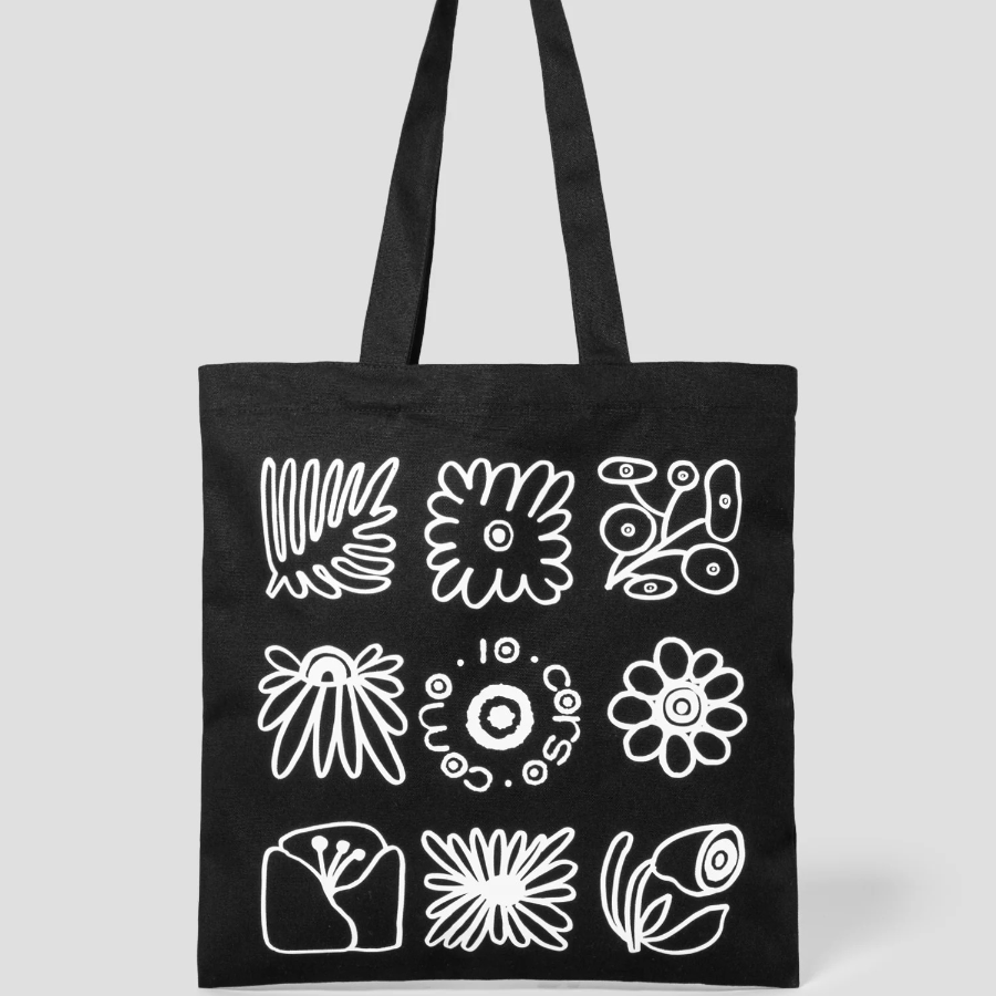 10 CORSO COMO Flower Drawing Canvas Bag