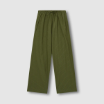 JAJU Cotton Stripe Sleeveless Pajama Set (Dark Khaki) — удобство и стиль в каждой детали