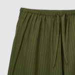 JAJU Cotton Stripe Sleeveless Pajama Set (Dark Khaki) — удобство и стиль в каждой детали