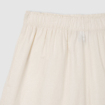 JAJU Eyelet Short-Sleeve Pajama Set (Ivory) — невесомый комфорт и нежный стиль для тёплых дней