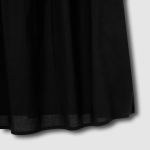 JAJU Eyelet Sleeveless Pajama Dress (Black) — утончённая простота и комфорт для домашнего отдыха