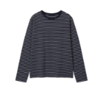 JAJU Smart Cotton Long Sleeve Pajama T-Shirt (Navy) — уют и функциональность на каждый день