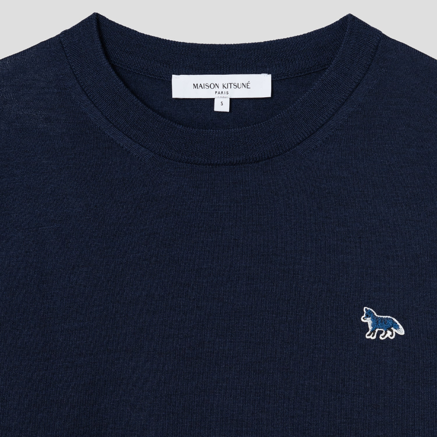 Maison Kitsuné Women Baby Fox Patch Regular Jumper