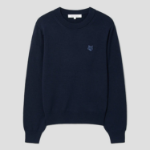 Maison Kitsuné Women Fox Head Patch Regular Jumper