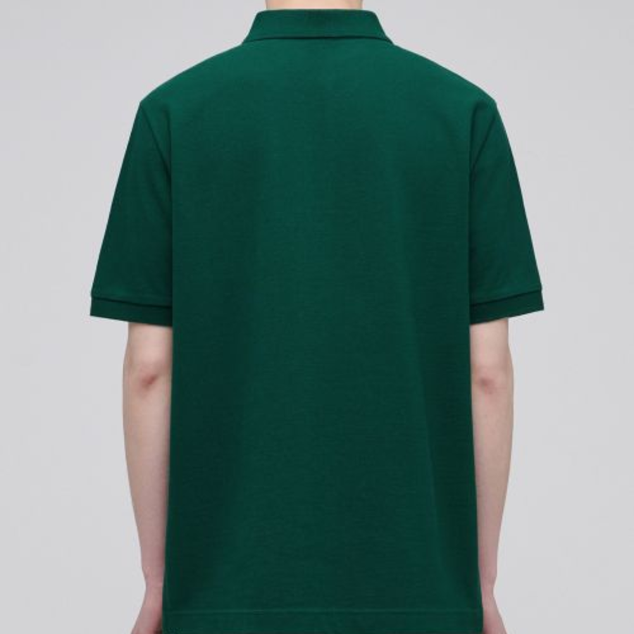 Basic Piqué Polo Shirt [Green]