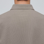 [Cooltandard] Piqué Polo Shirt [Dusty Beige]