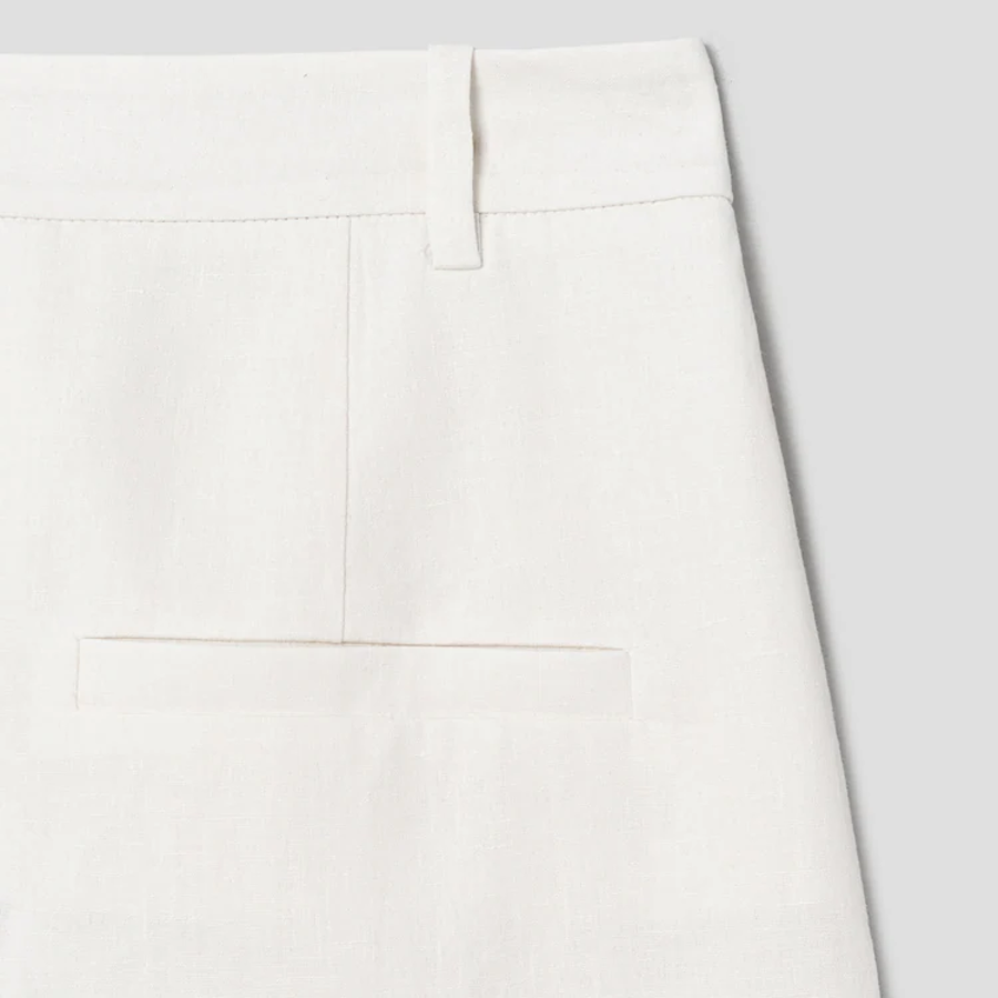 KUHO [HEART FOR EYE] Wide Denim Pants - Ivory