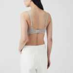 JAJU Mesh Crop Bra (Dark Beige) — дышащий комфорт и лёгкая поддержка