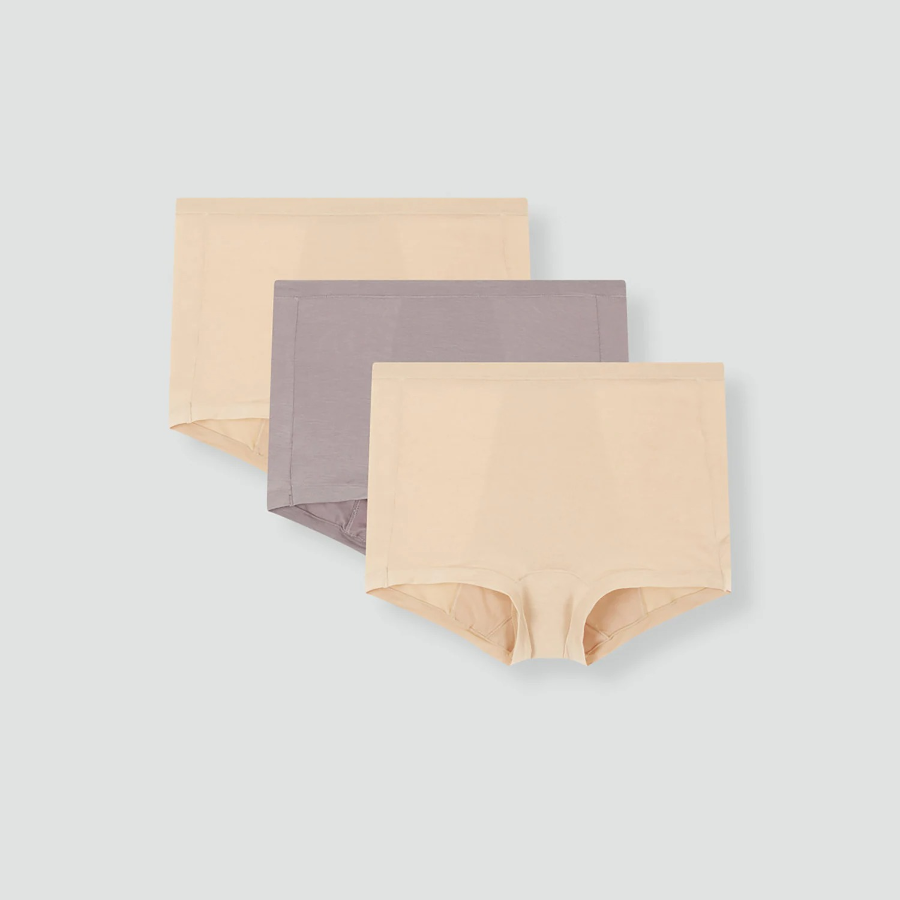 JAJU Modal Hygiene Shorty Panty 3-Pack  — гигиеничное и комфортное бельё для ежедневного использования