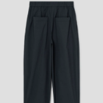 KUHO [Summer Icon Slacks] [Golf] Daily Use Tapered Tuck Pants – Ash