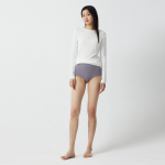 JAJU 120-Count Modal No-Line High-Rise Panty (Grey) — незаметное бельё для абсолютного комфорта